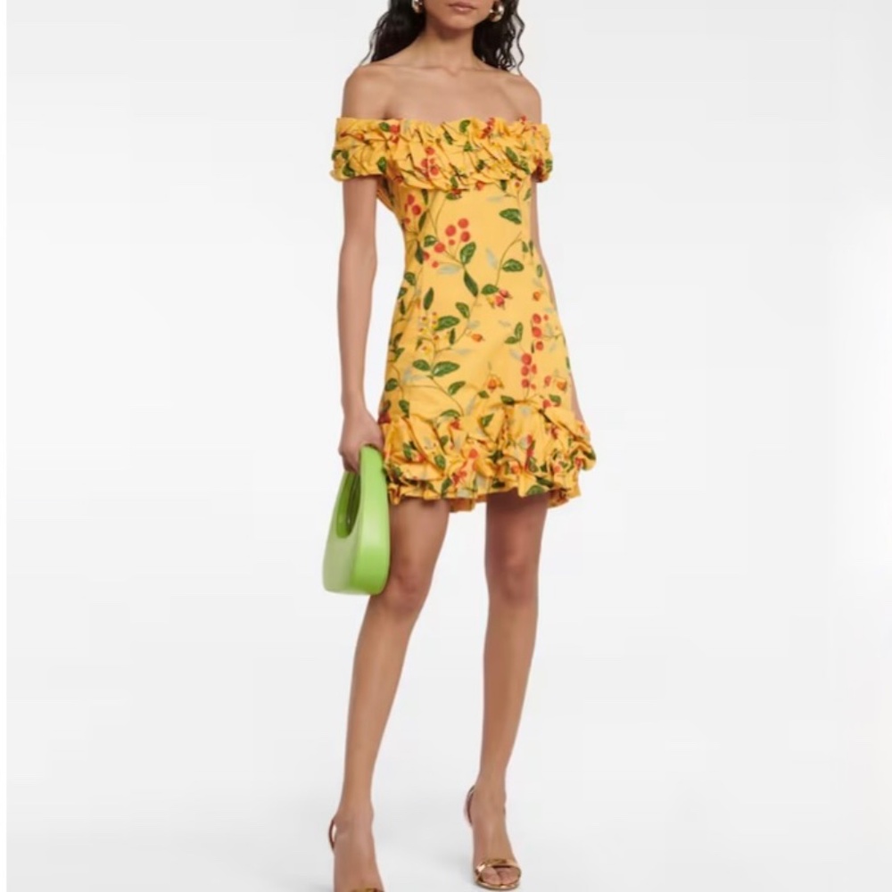 Agua by Agua Bendita Jardin Cotton Poplin Mini Dress - Picture 4 of 16